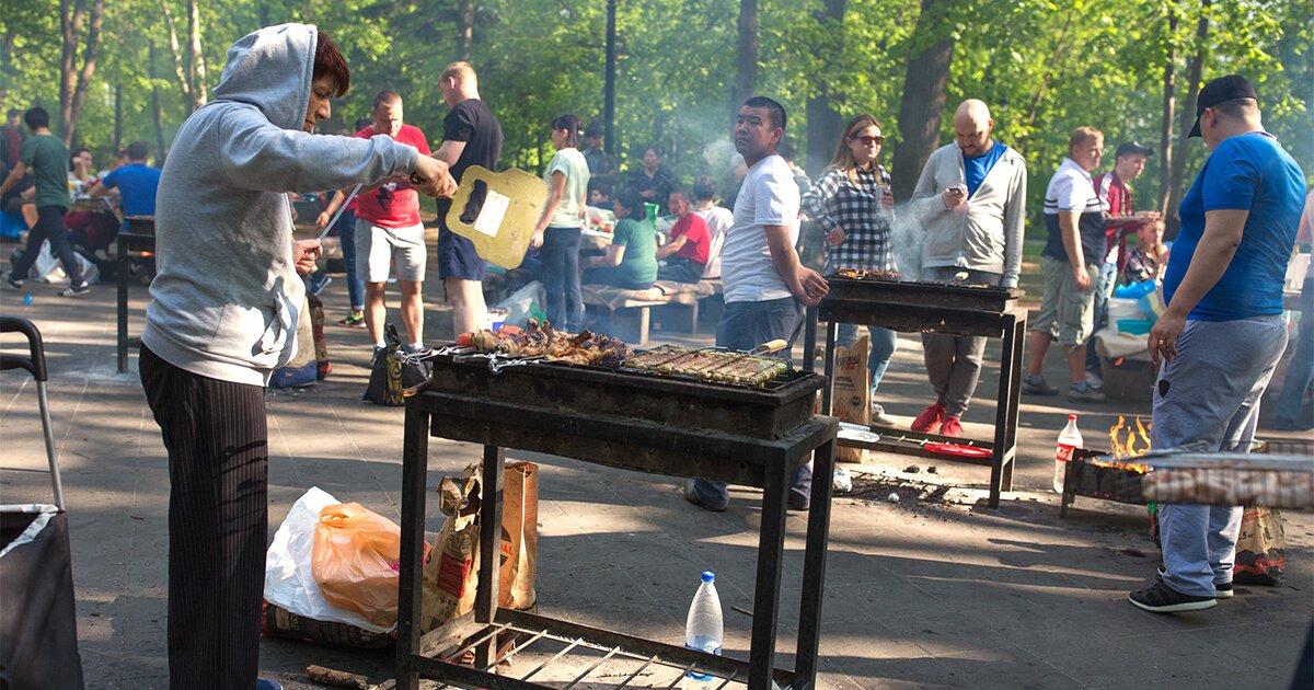 Шашлыки в городе