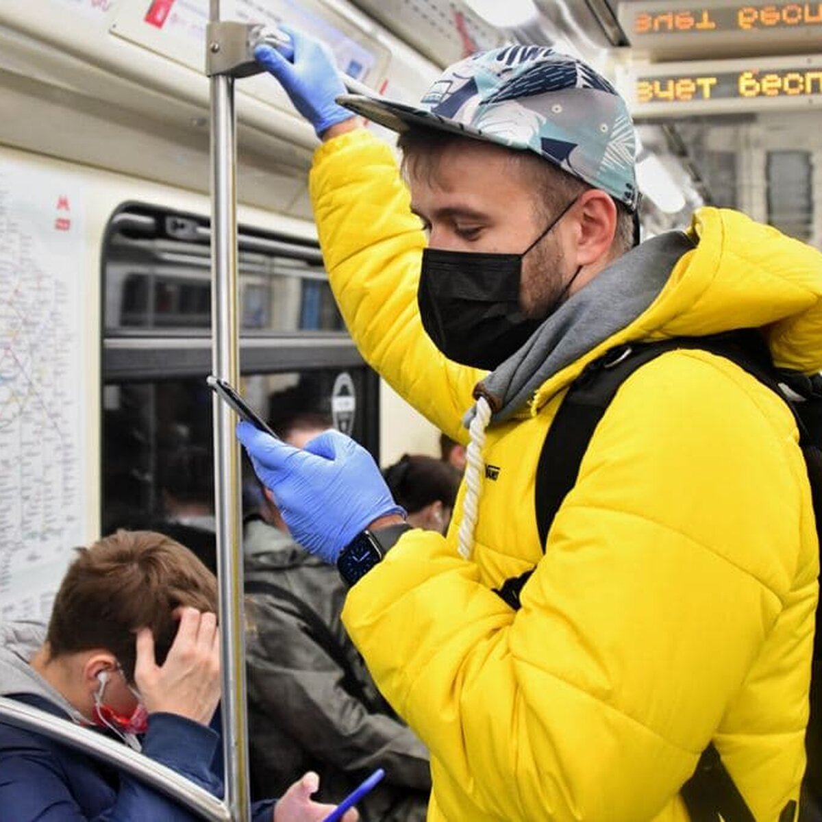 В московском метро усилили контроль ношения масок и перчаток – Москва 24,  26.04.2021