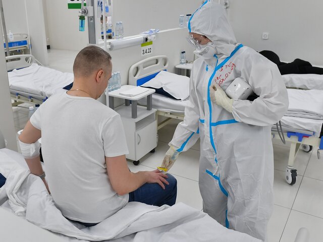 В России за сутки госпитализировали 3 804 человека с коронавирусом