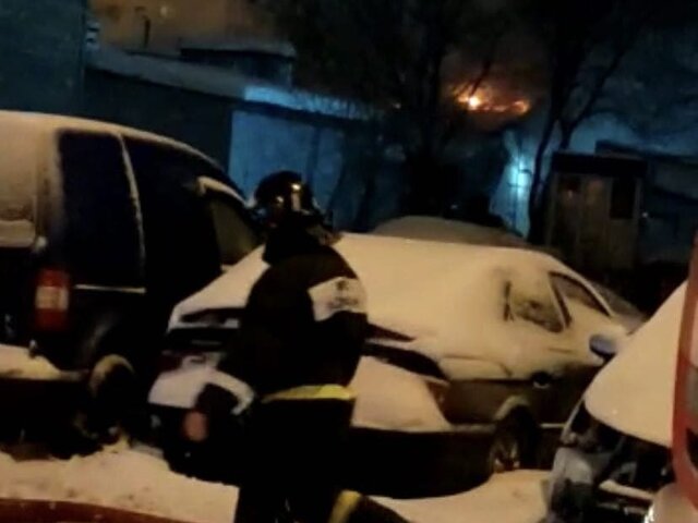 Пожар произошел в закрытом паркинге на юго-востоке Москвы