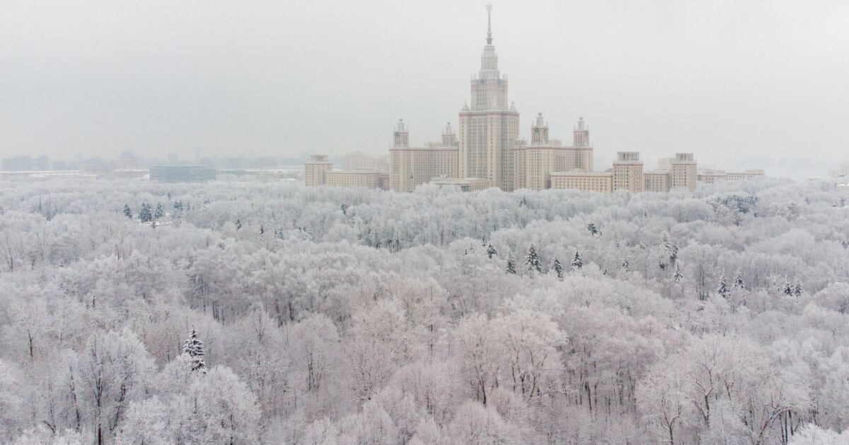 Заснеженная Москва 2021