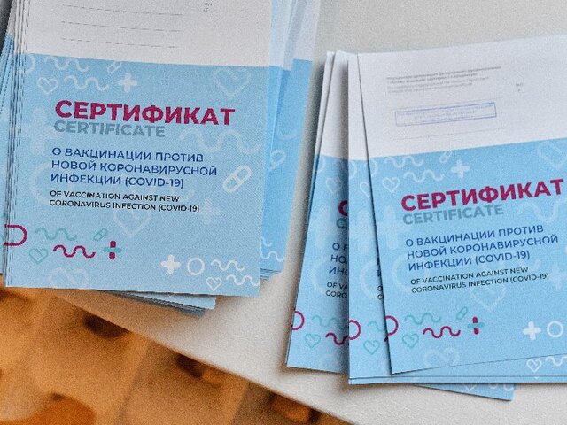 В РФ возбуждено 900 уголовных дел о продаже документов о вакцинации 