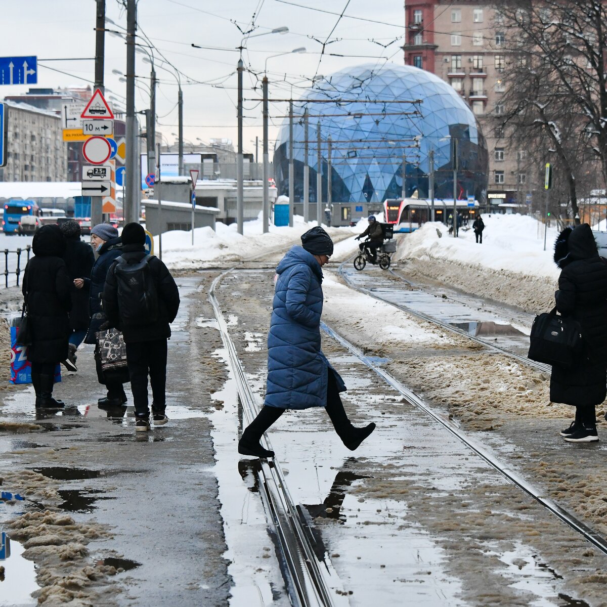 Потепление в феврале