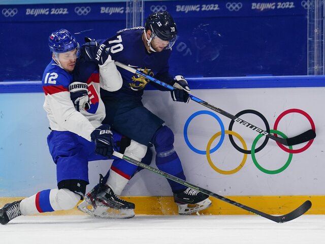 Хоккеисты Финляндии обыграли словаков и вышли в финал Олимпиады 