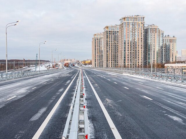 Более 80 км дорог построят в Москве в 2022 году