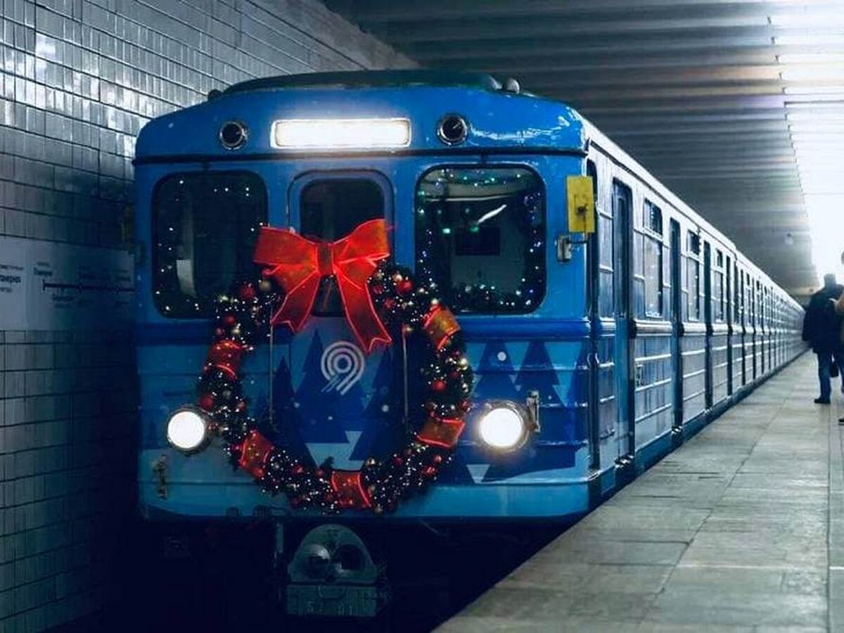 Новогодний поезд запустили на Таганско-Краснопресненской линии метро –  Москва 24, 24.12.2021