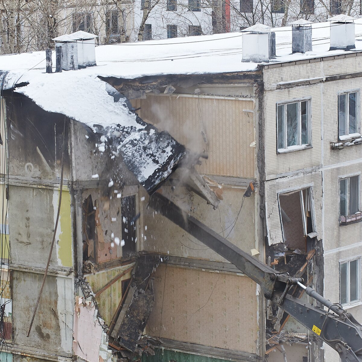 Более 80 домов снесли в Москве с начала программы реновации – Москва 24,  18.01.2022