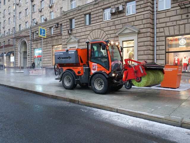 Противогололедную обработку дорог проведут коммунальные службы Москвы