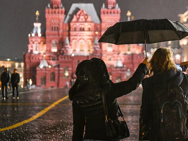 Ледяной дождь пройдет в Москве предстоящей ночью