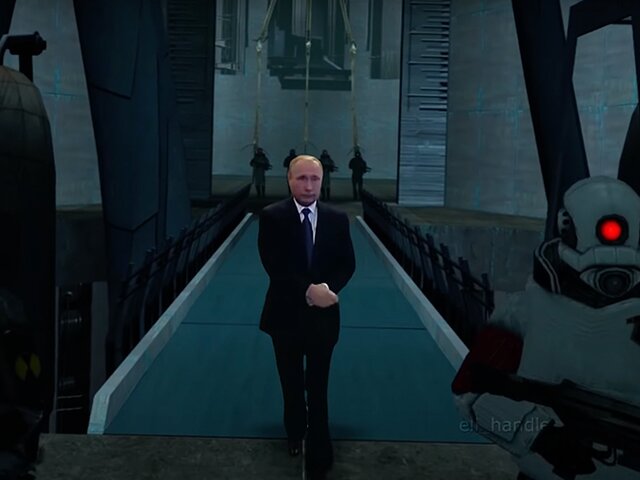 Путина сделали главным героем игры Half-Life 2