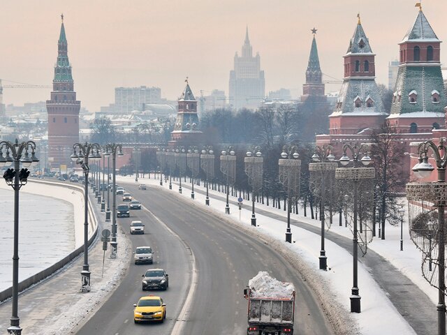 Январские морозы пришли в Москву