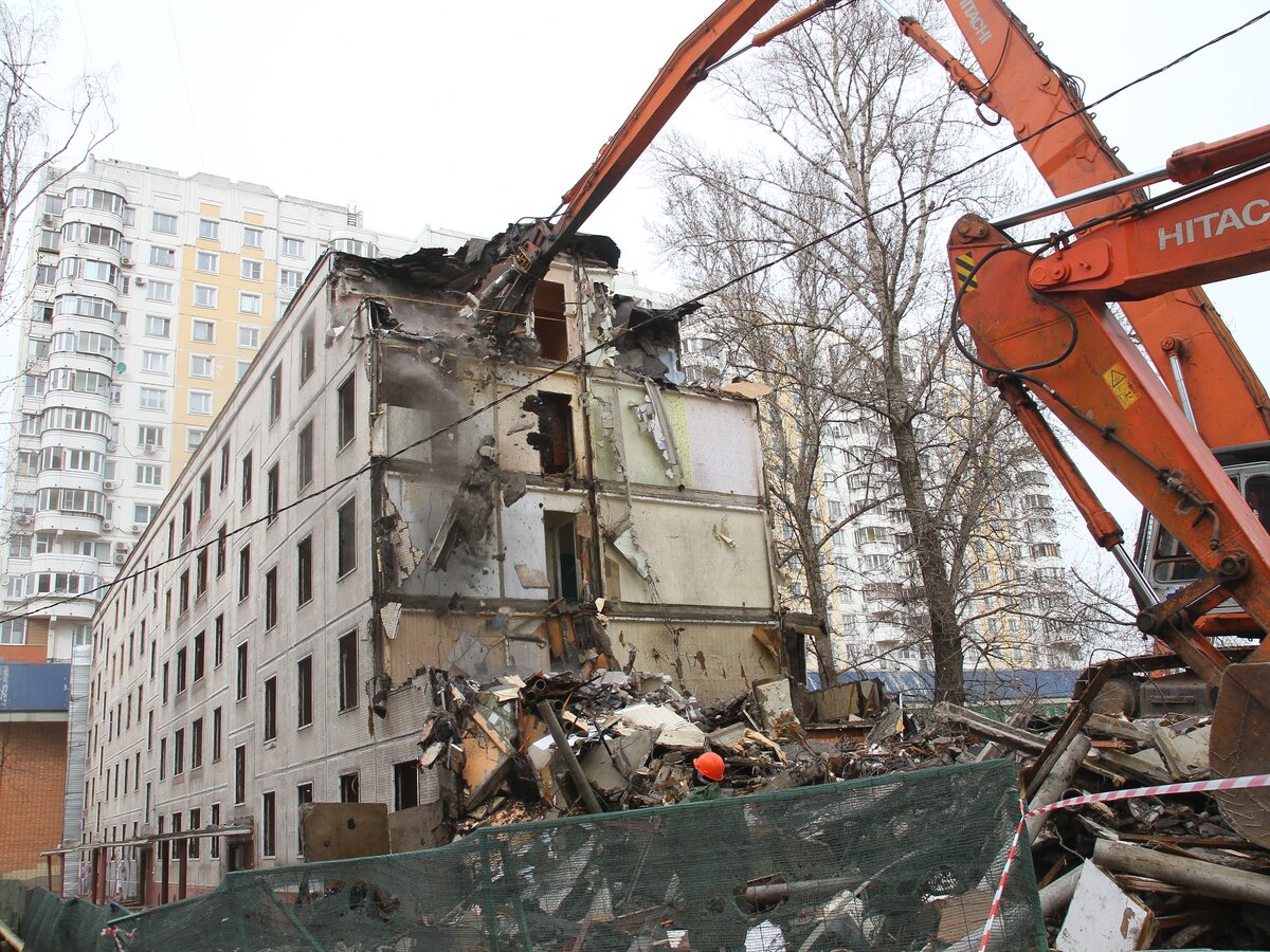 Более 90 старых домов снесли с начала программы реновации в Москве – Москва  24, 18.04.2022