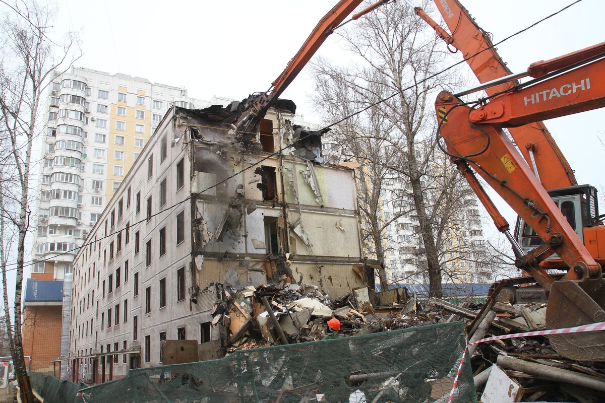 Более 90 старых домов снесли с начала программы реновации в Москве – Москва  24, 18.04.2022