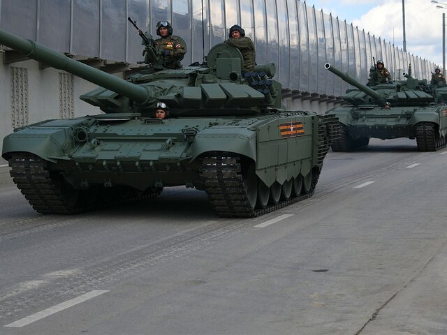 Маршрут военной техники к параду Победы проверили в Москве