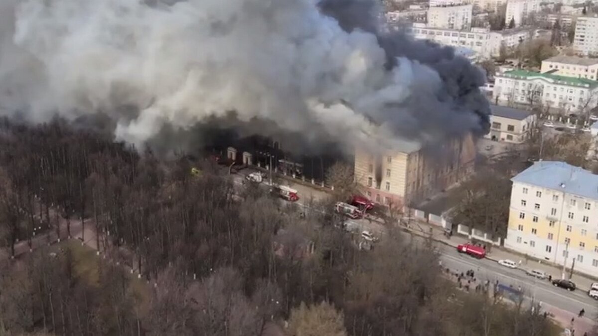 Стала известна возможная причина пожара в оборонном НИИ в Твери – Москва  24, 21.04.2022