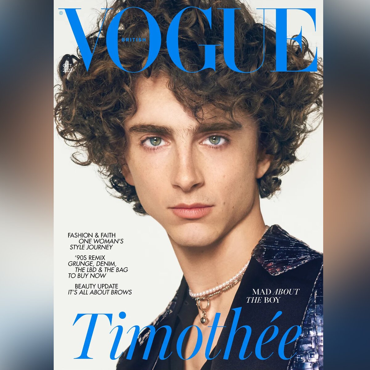 Актер Тимоти Шаламе стал первым мужчиной на обложке британского Vogue –  Москва 24, 15.09.2022