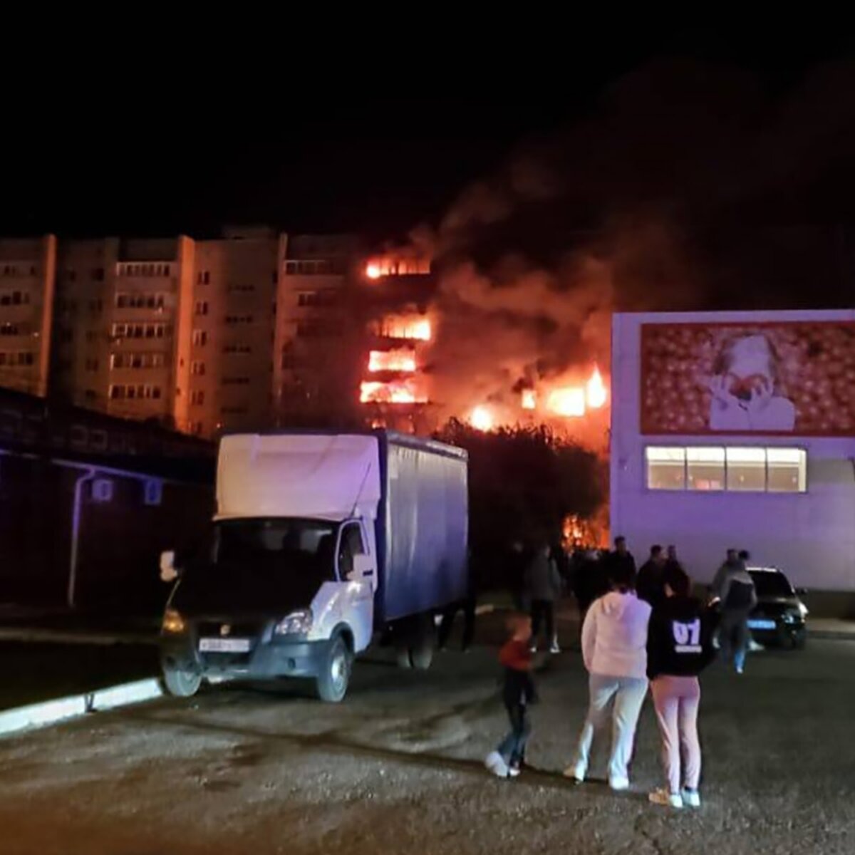 В Сети появилось видео первых минут после падения самолета в Ейске – Москва  24, 17.10.2022