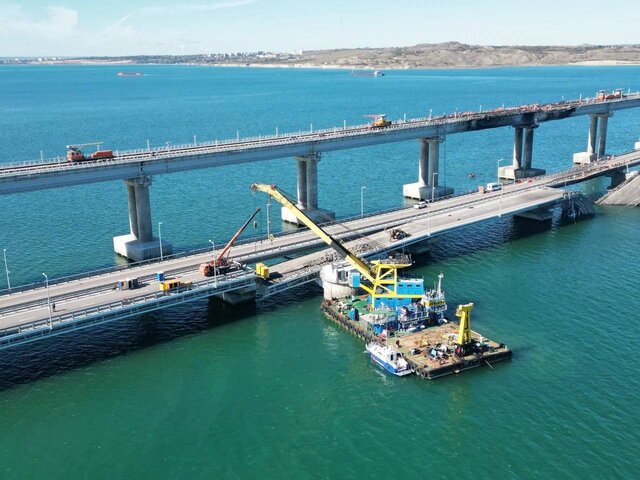 Проект восстановления железнодорожной части Крымского моста представят к ноябрю