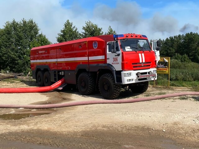 Эвакуацию из-за близости лесного пожара объявили в рязанском поселке Голованово