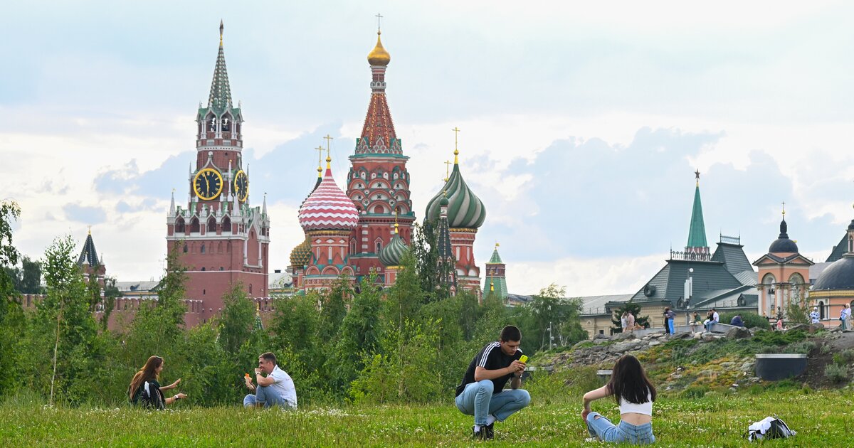 Москва в августе