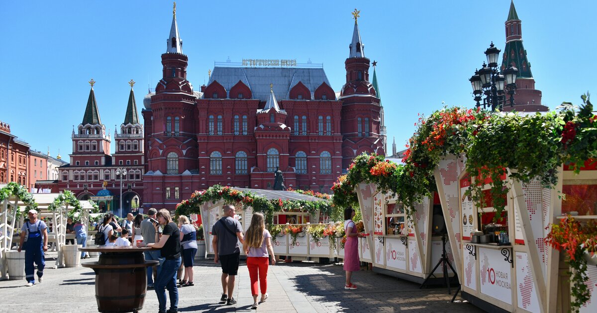 Москва в июле