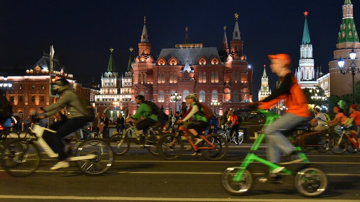 Велофестиваль в москве фото