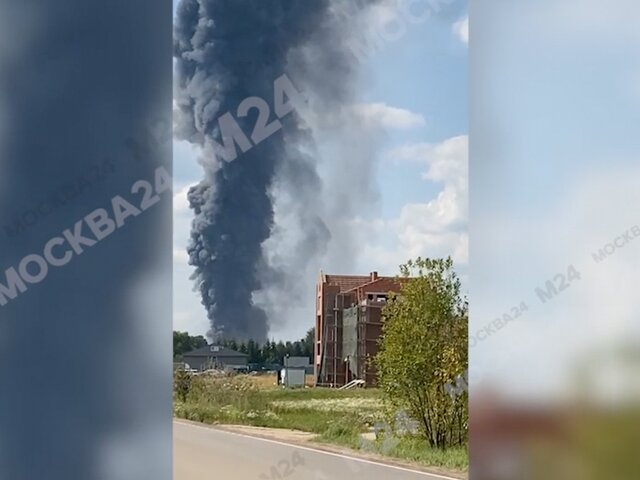 В Ozon подтвердили сообщения о пожаре на складе на Новой Риге