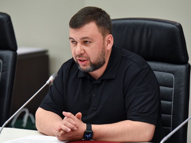 Денис Пушилин поблагодарил столичное отделение ЕР за создание площади ДНР у посольства США