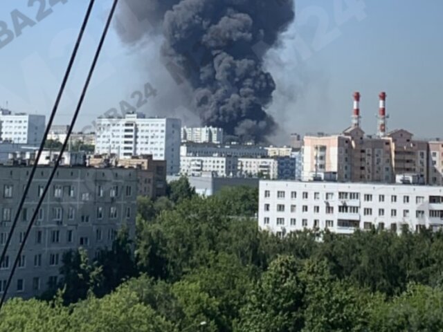 В каком районе был пожар