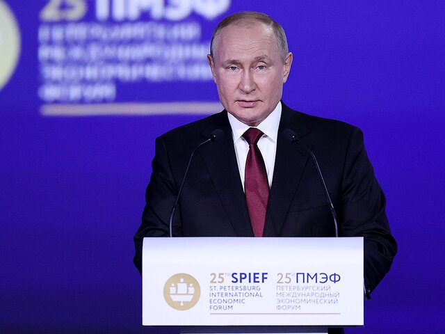 О чем говорил Путин во время выступления на ПМЭФ-2022