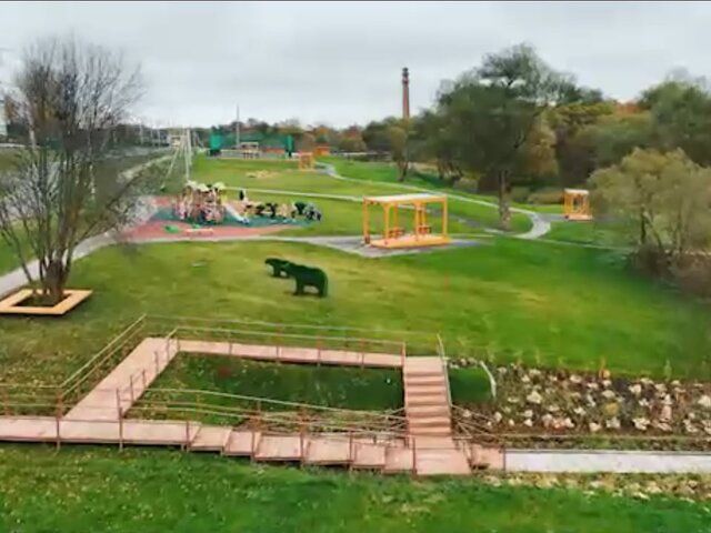 Новый парк обустроили в поселении Роговском в ТиНАО