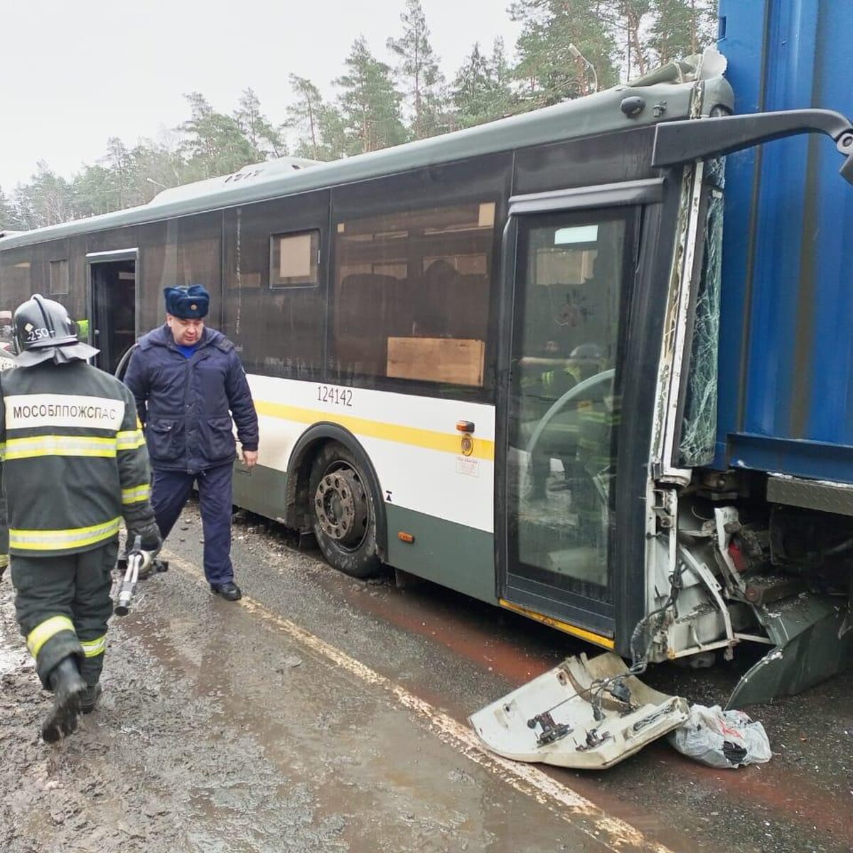 Десять человек пострадали в ДТП с автобусом в Подмосковье – Москва 24,  09.12.2022