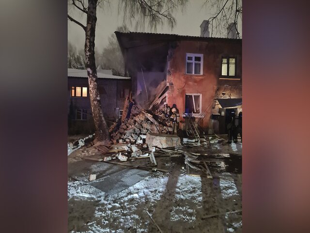 Два человека пострадали из-за взрыва газа в жилом доме в Рязани