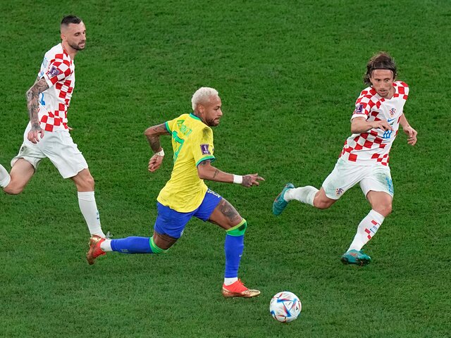 Футболисты Хорватии обыграли бразильцев и вышли в полуфинал чемпионата мира