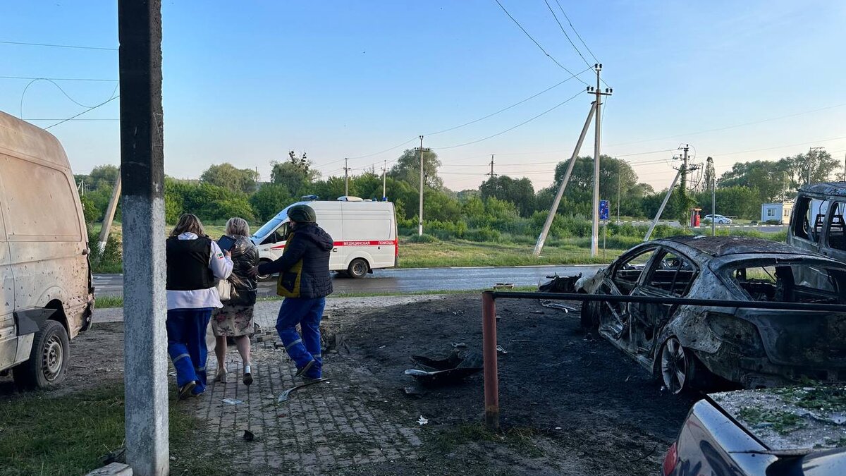 Два человека пострадали при обстреле города Шебекино Белгородской области –  Москва 24, 01.06.2023