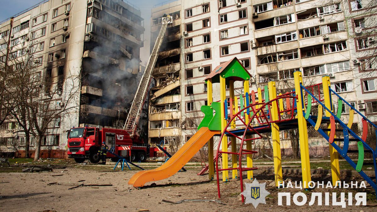 Многоэтажный дом в Запорожье разрушен из-за действий украинской ПВО – Рогов  – Москва 24, 22.03.2023