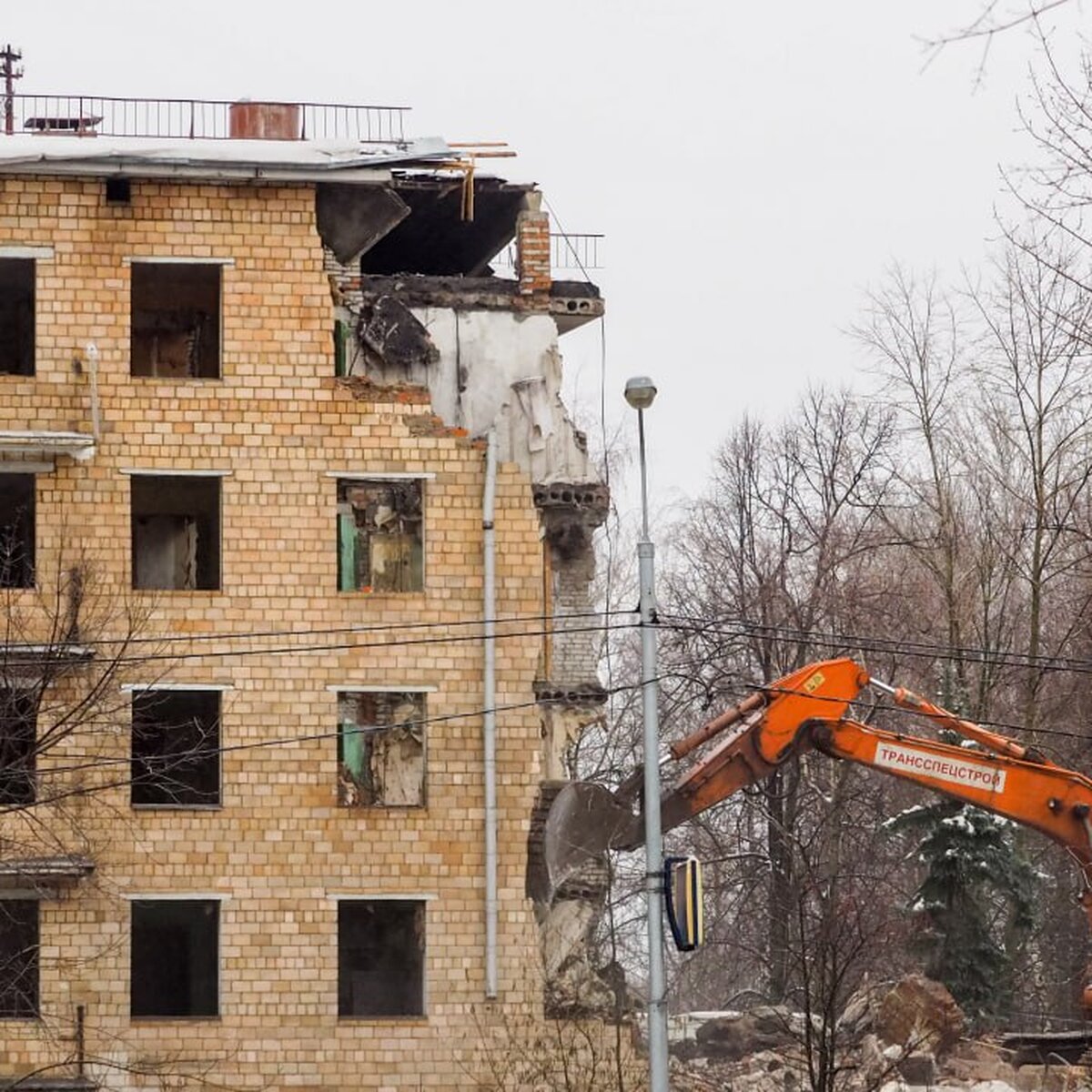 Первый дом по программе реновации снесли в районе Марфино – Москва 24,  20.03.2023