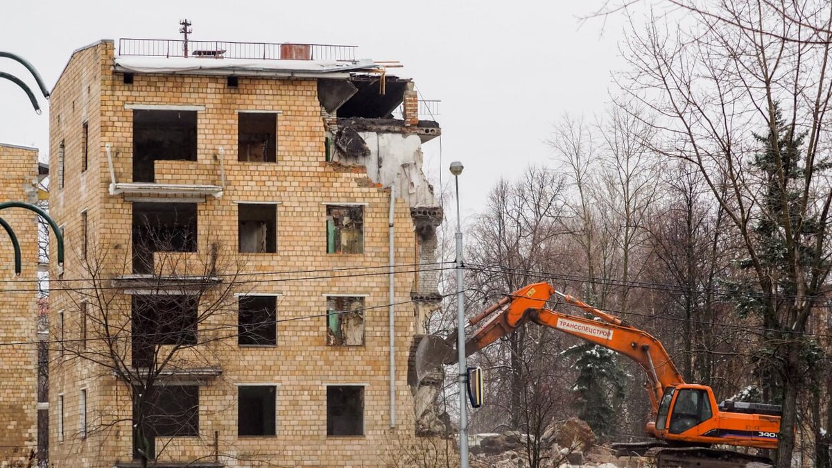 Первый дом по программе реновации снесли в районе Марфино – Москва 24,  20.03.2023