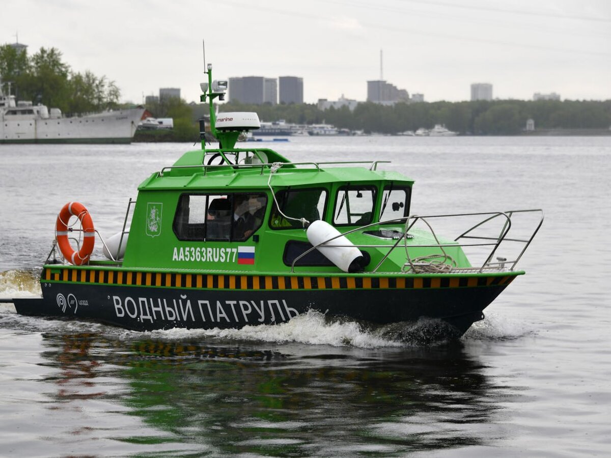 Водный патруль ЦОДД начал работать в акватории Москвы-реки – Москва 24,  05.05.2023