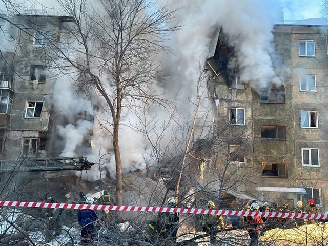 СК возбудил уголовное дело после взрыва газа в жилом доме в Новосибирске