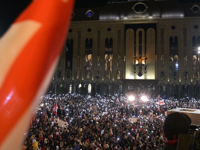 МВД Грузии заявило об освобождении всех задержанных на протестах в Тбилиси