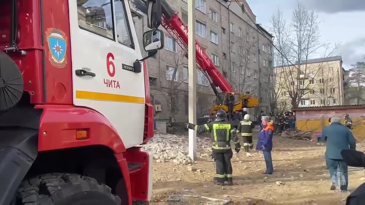 Разгерметизация газового баллона стала причиной взрыва в жилом доме в Чите  – Москва 24, 09.03.2023