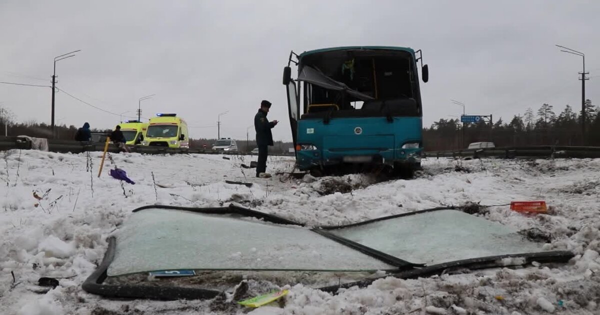 Количество пострадавших в дтп с автобусом под елабугой увеличилось до 21