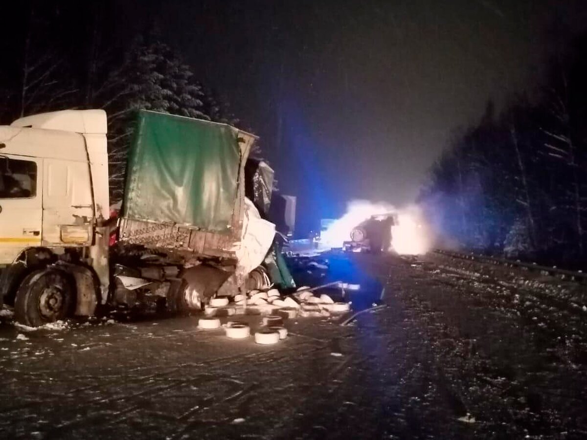 Фура, перевозившая аммиак, создала массовое ДТП в Калужской области –  Москва 24, 16.12.2022