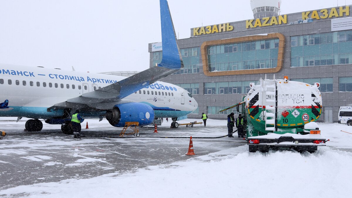 Аэропорт Казани закрыт до утра 12 декабря из-за непогоды – Москва 24,  12.12.2022