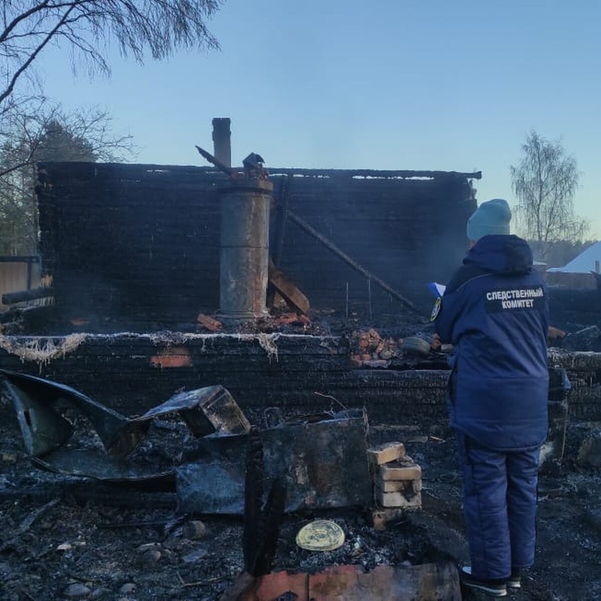 Три человека погибли при пожаре в частном доме в Вологде – Москва 24,  08.01.2023