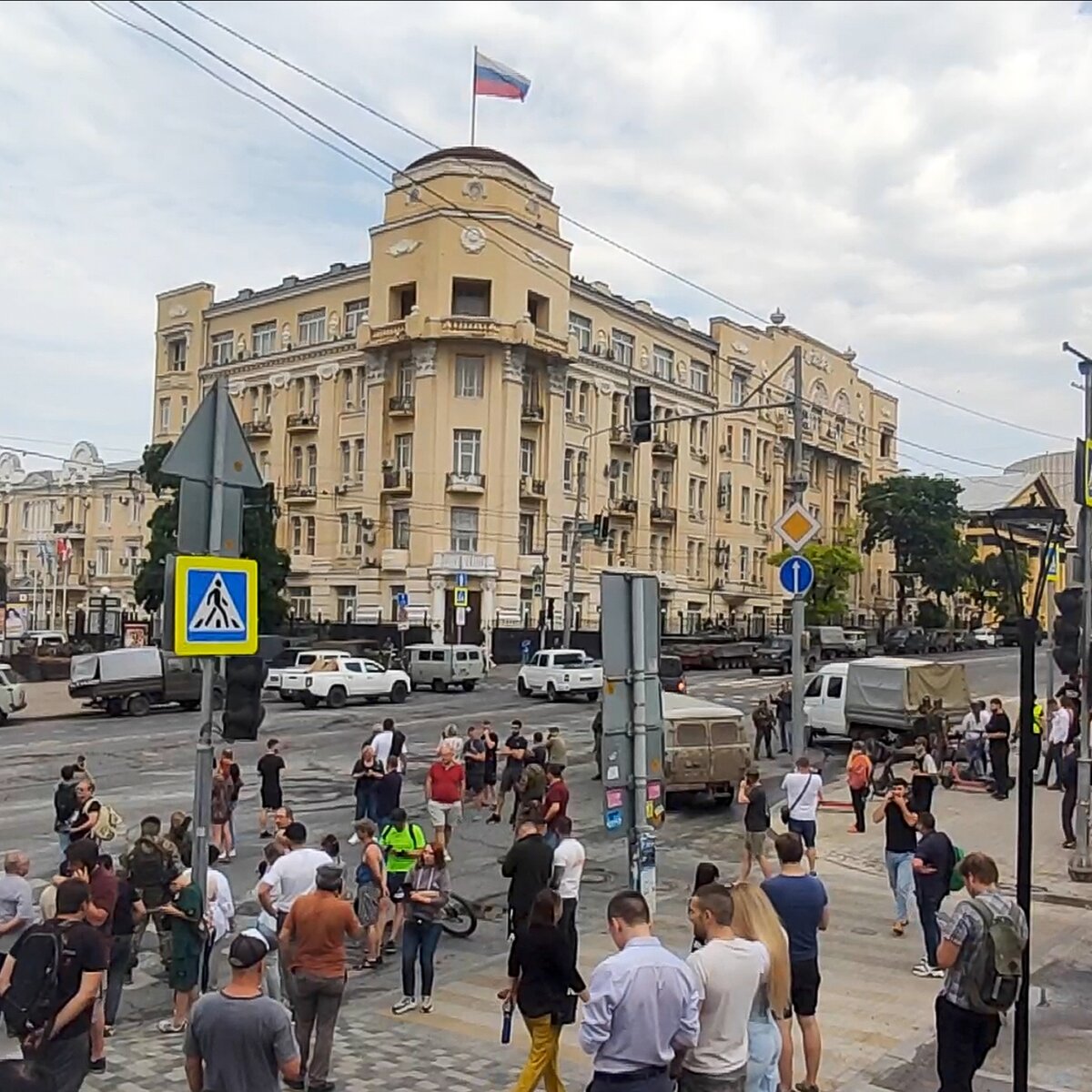 Обстановка вокруг штаба ЮВО в Ростове-на-Дону спокойная – Москва 24,  25.06.2023