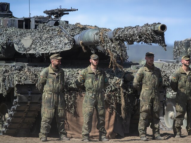 Германия заявила о планах разместить в Литве дополнительно 4 тысячи военных