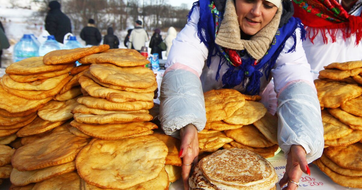 Русский пирог на жирную масленицу