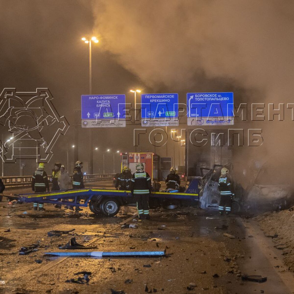 Движение на Киевском шоссе восстановлено после ДТП – Москва 24, 02.12.2023